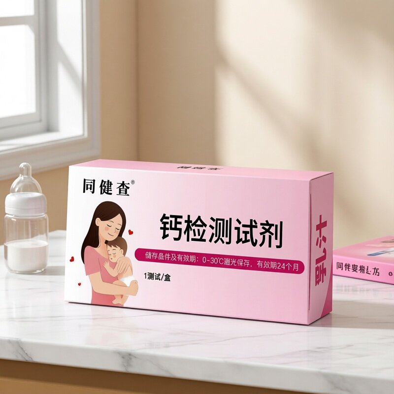 钙检测试剂盒妈妈母乳测钙乳汁缺钙摄入诊断缺钙测试纸同健查诊断