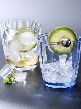 亚克力茶水杯餐厅商用塑料杯子家用耐高温耐摔PC啤酒杯果汁饮料杯