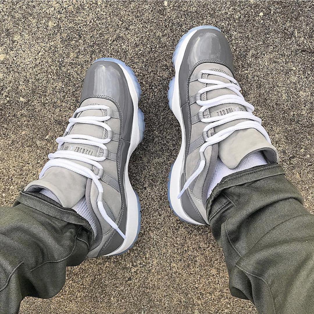 Air Jordan 11 Low Cool Grey AJ11 ¿á»ÒµÍ°ï 528896-528895-003