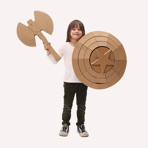 纸板手工拼装3纸DIY制作武器模型