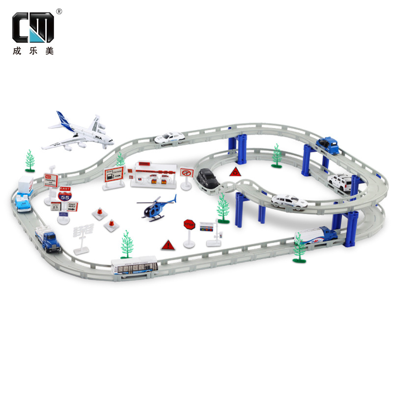 爬楼轨道小汽车小火车电动滑行