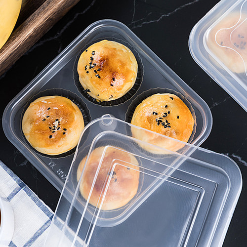 4格包子盒6只装一次性10个装烧麦