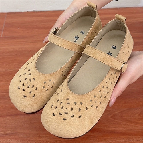 夏季镂空浅口女单鞋老北京布鞋