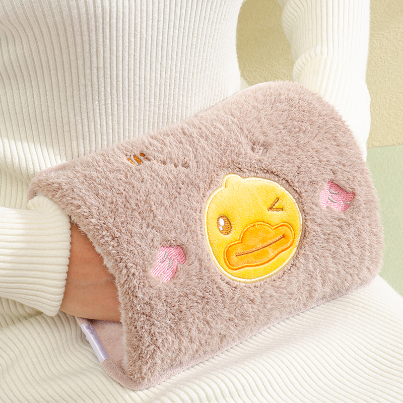 充电式防爆暖宝宝热水袋毛绒