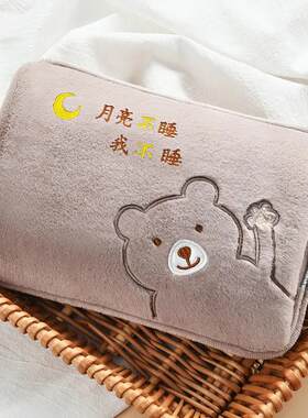 充电热水袋可爱毛绒暖手宝