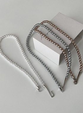 法式复古珍珠项链女显白优雅简约大气时尚潮流气质百搭颈链锁骨链