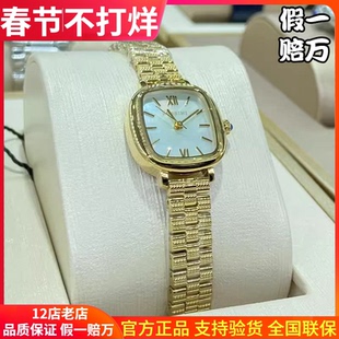 官方正品罗西尼手表女表1472复古小金表石英表女士手表轻奢方手表