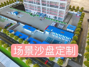 微缩场景模型沙盘定制古代街景人物模型定做展厅博物馆模型沙盘