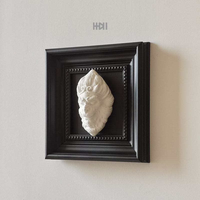 一加一|轻奢水泥混凝土立体浮雕雕塑装饰画孙悟空《斗战胜佛》