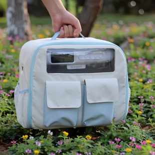 希格尔鹦鹉保温箱外出背包透气加厚保温大容量宠物双肩包双色可选