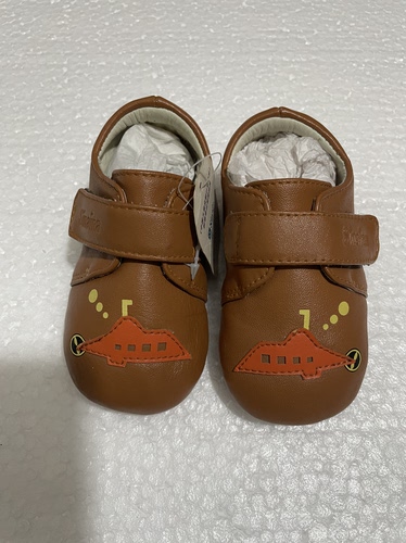 专柜正品斯乃纳宝宝羊皮鞋春秋款731062棕色130mm