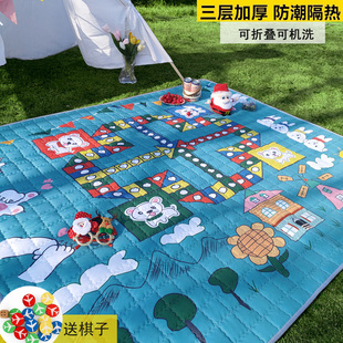 户外野餐垫防潮垫春游垫子便携加厚加大野炊帐篷地垫沙滩垫可机洗