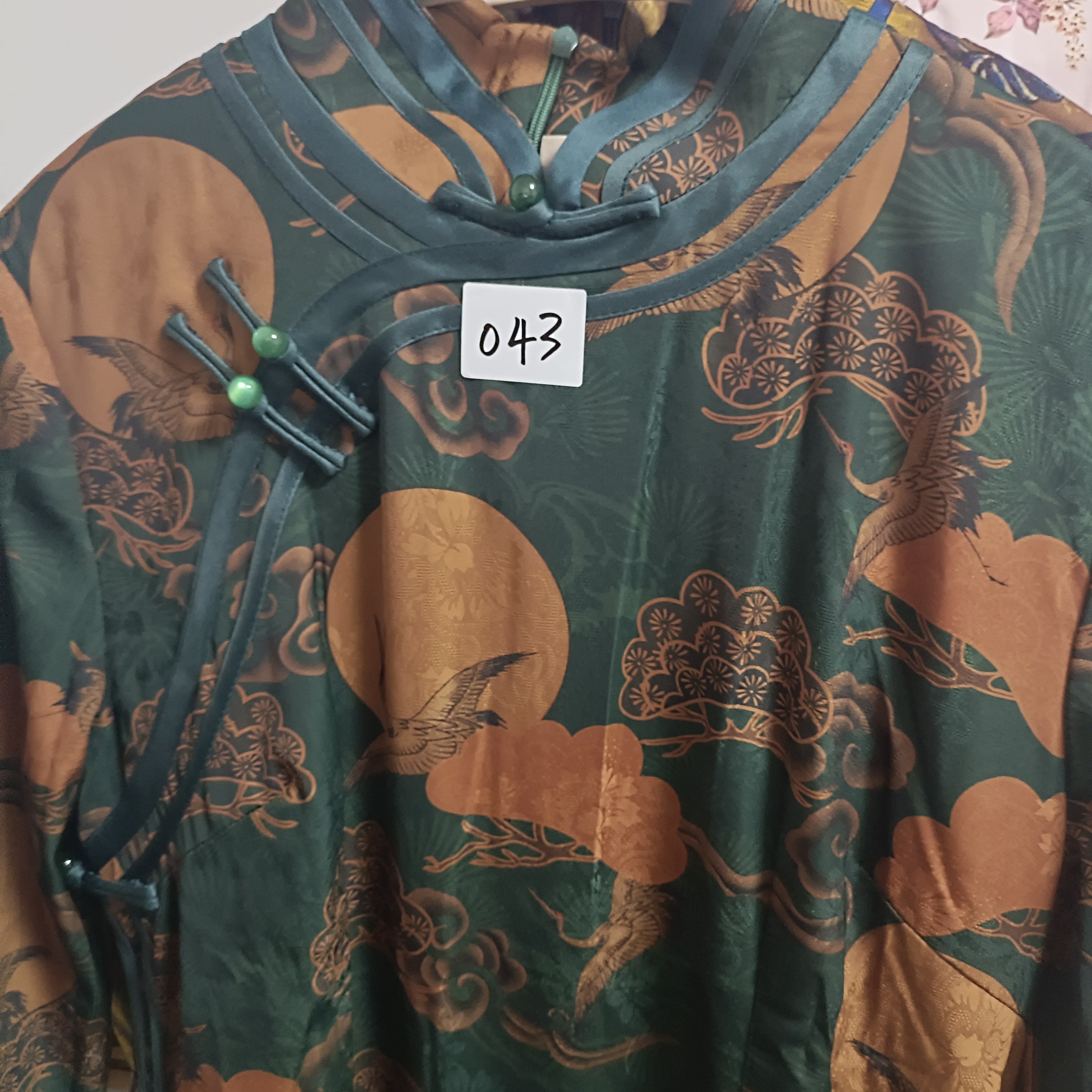 旗袍春夏款2026年新款花萝香云纱改良连衣裙女中长款宴会送考生日