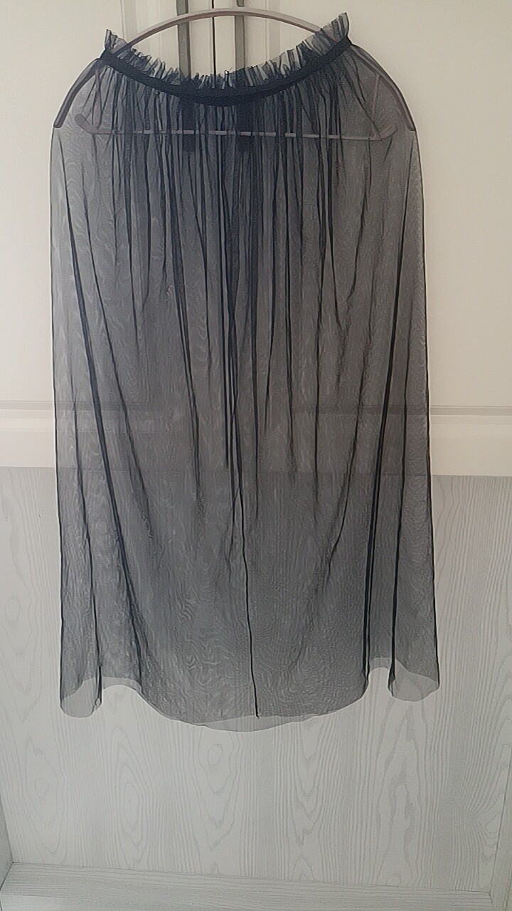 2025春夏新款女装黑色高腰显瘦A字半身裙女中长款百搭休闲裙子