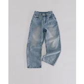 Cake Ryder瑞德 磨白浅水洗直筒牛仔裤 Ohh 复古松弛 中性百搭