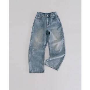 Ohh Cake Ryder瑞德 磨白浅水洗直筒牛仔裤 | 复古松弛 中性百搭