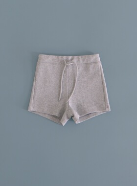 Ohh Cake Mona莫娜 灰色弹力打底裤 | 法式运动骑行短裤 日常内搭