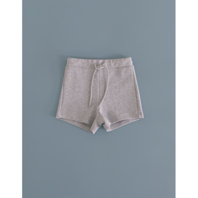 灰色弹力打底裤运动骑行短裤