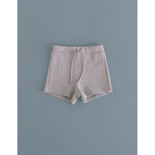 灰色弹力打底裤运动骑行短裤