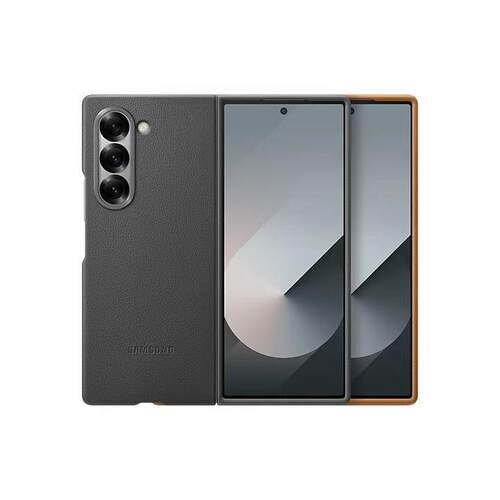 三星Galaxy Z Fold6 环保生态皮保护壳 SM-F9560 折叠屏原装皮革手机套 折叠屏手机壳