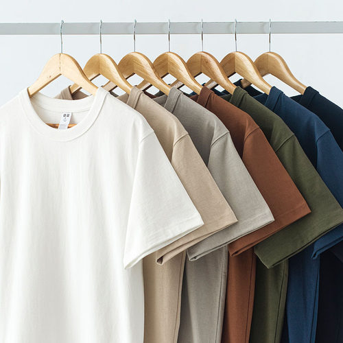 美式重磅320G厚实面料短袖t恤