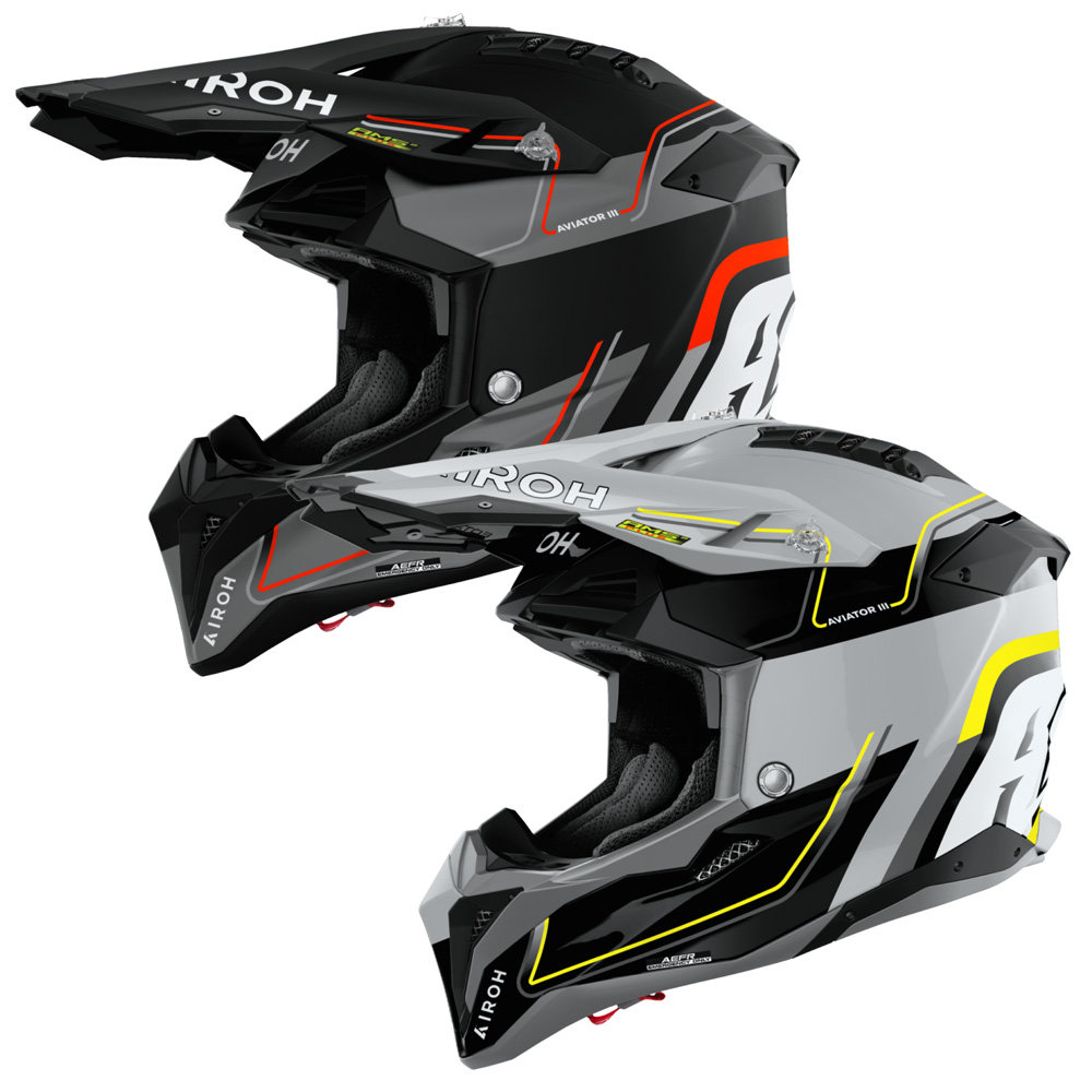 AirohAviator3越野摩托碳纤维图片