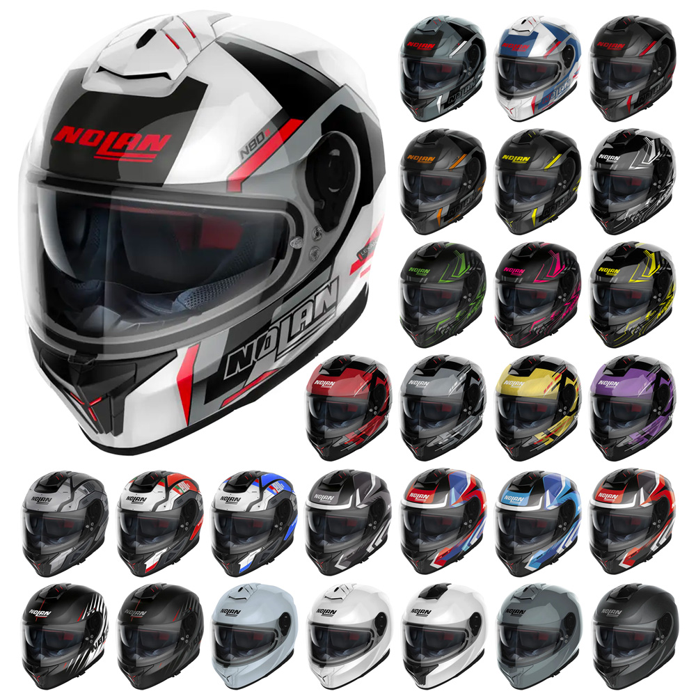 意大利nolan n80-8摩托车头盔 聚碳酸酯跑车盔 2023款[代购]