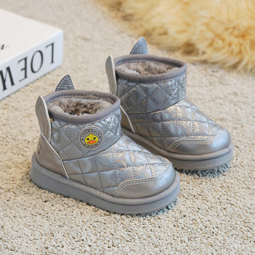 儿童雪地靴棉靴保暖冬季