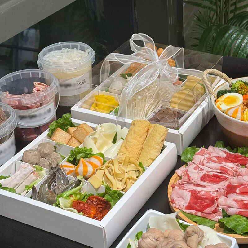 网红野餐盒户外甜品烤肉打包盒