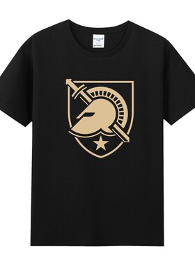 美式美国西点军校WestPoint大学印花周边纯棉圆领短袖男女款T恤夏