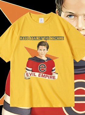 暴力反抗机器Rage Against The Machine摇滚乐队周边纯棉短袖T恤