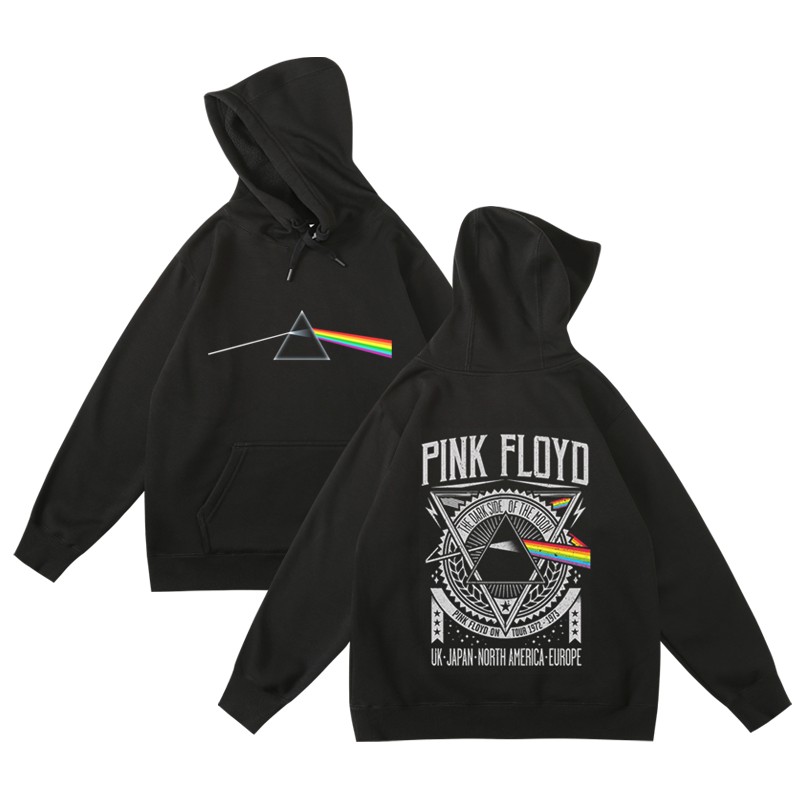 秋冬套头平克佛洛依德连帽卫衣