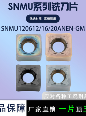 数控铣刀片SNMU120612ANEN-GM/16/20铸铁硬料不锈钢通用加工耐磨