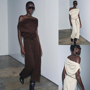 气质时尚 女装 不对称剪裁针织上衣 2298523 711 2025冬季 700 新品