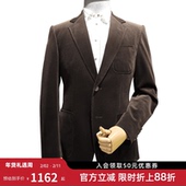 男新款 ZOTENO 左天奴西装 灯芯绒单西商务休闲西服两粒扣外套A0X40