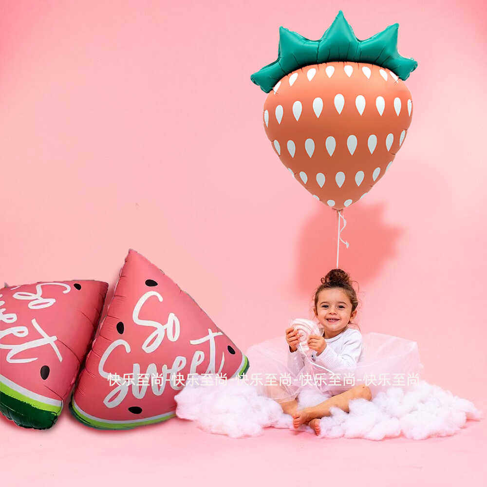 夏日主题哑光西瓜草莓水果气球儿童生日幼儿园活动派对装饰布置品,节庆用品/礼品,气球,淘宝优惠券,粉丝福利购,淘宝优惠卷