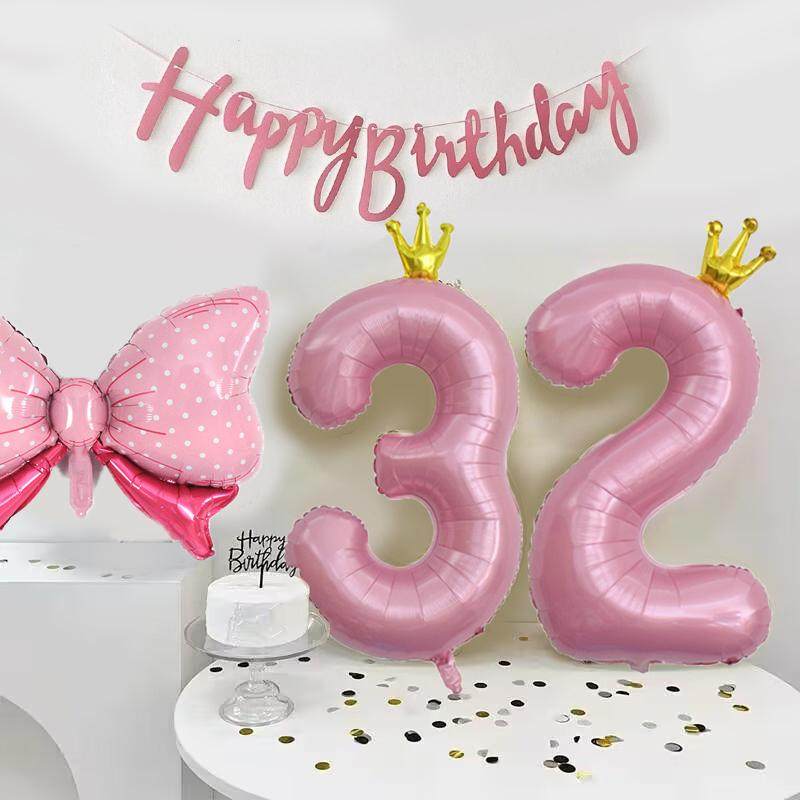 大号卡通可爱蓝色气球