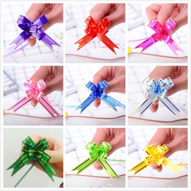 新年圣诞礼品盒手拉花抽酒瓶礼物装饰蝴蝶结金边拉花彩带多色批发,节庆用品/礼品,拉花,淘宝优惠券,粉丝福利购,淘宝优惠卷