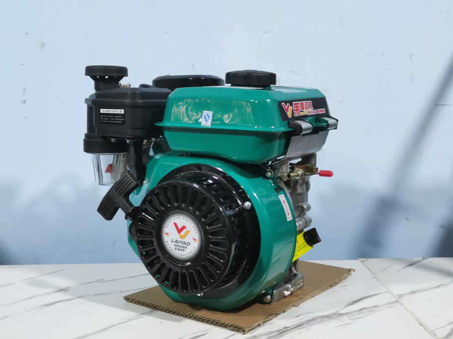 168FA风冷柴油机单缸4马力25mm六齿花键轴微耕机用平键轴莱耀