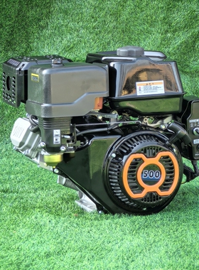 194F500cc单缸风冷19.5马力汽油发动机减速机1800转膨化机用
