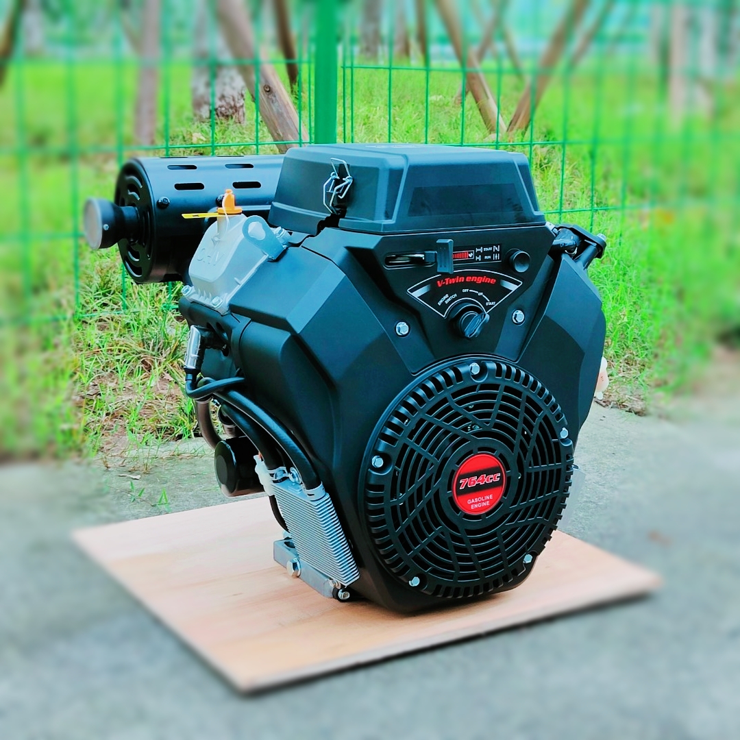 汽油发动机双缸隆鑫27马力