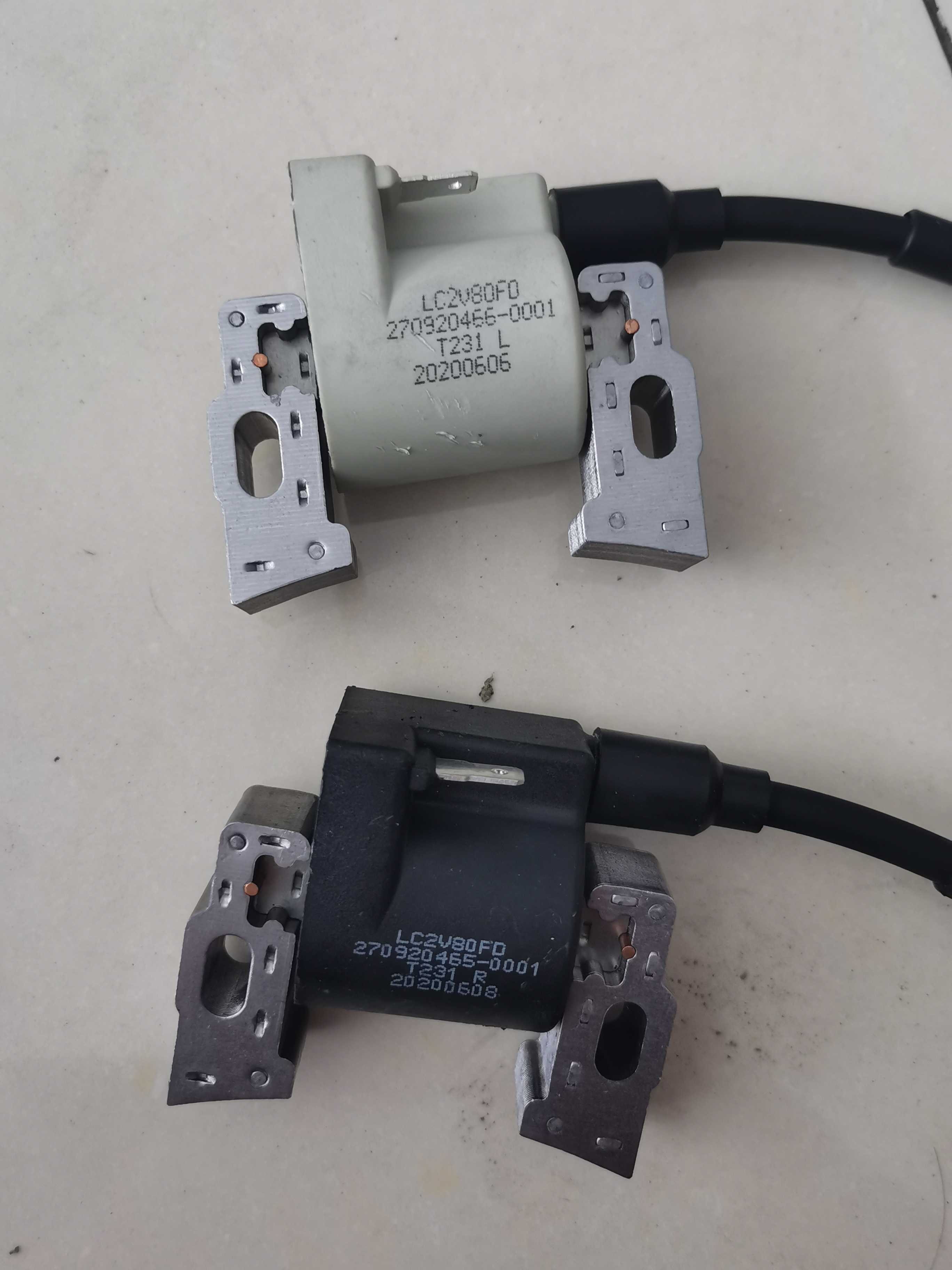隆鑫双缸发动机764cc，LC2v80FD，点火线圈高压包点火器