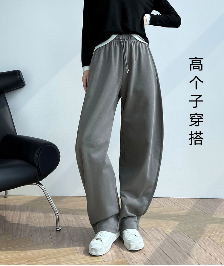 TUANTUANJIA 의류 절단 도면 샘플 하이 웨이스트 와이드 레그 팬츠 엑스트라 롱 스웨트 팬츠 키가 큰 느슨한 바나나 바지 패턴