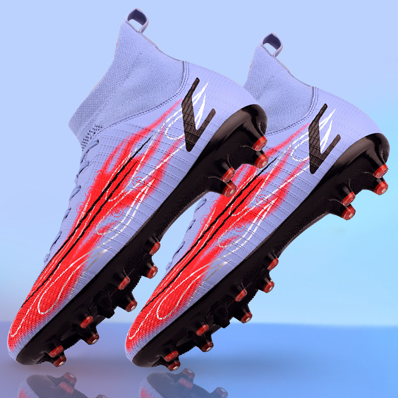 C罗足球鞋CR7鸳鸯长钉AG碎钉TF男女学生儿童训练鞋内马尔姆巴佩