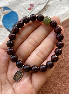 小叶紫檀8mm款单圈手链DIY设计时