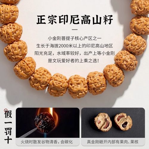 树王爆肉小金刚菩提子佛念珠手串