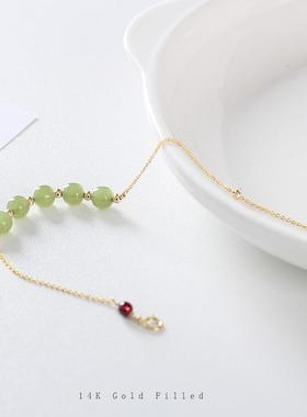 典润原创和田玉手链女生夏小众设