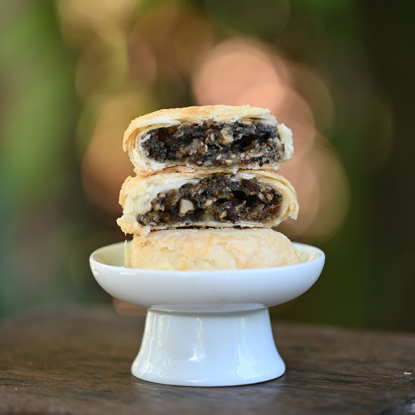 百里青禾徽州月饼传统酥皮麻仁馅五仁馅中秋老中式糕点休宁县