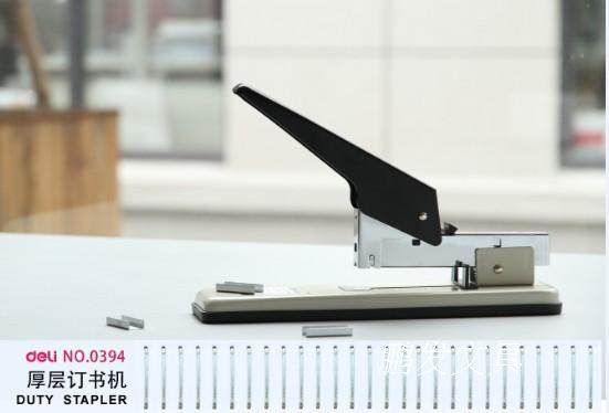 包邮得力0394重型加厚订书机 省力加厚订书器 可订80/页张纸