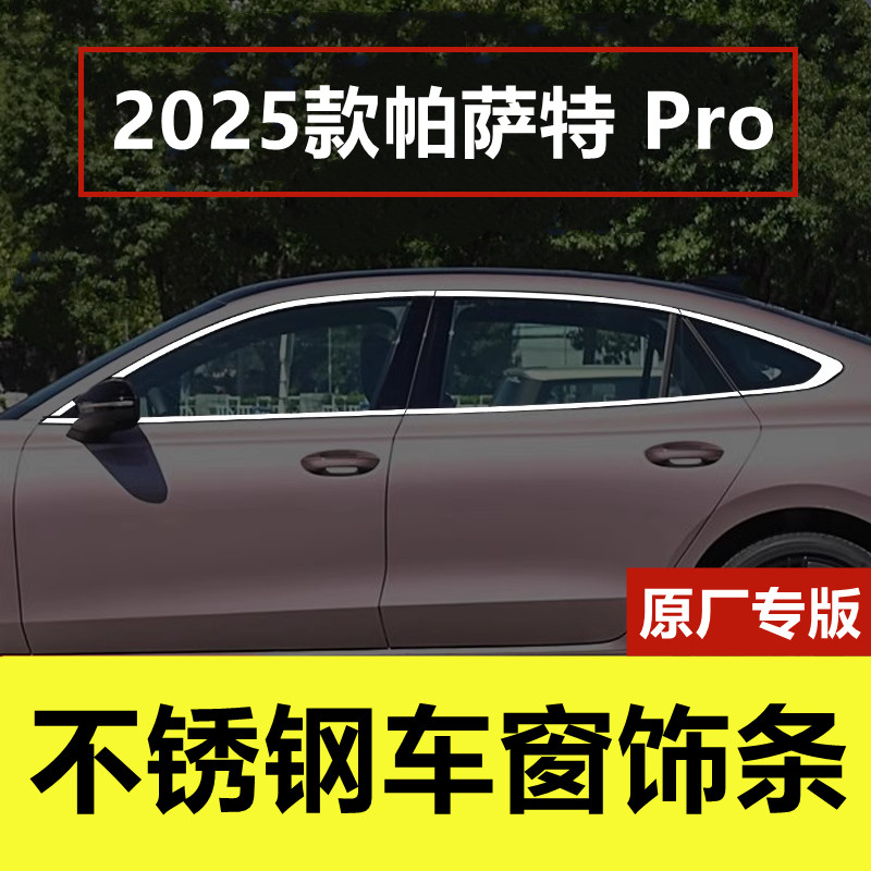 25款帕萨特Pro不锈钢车窗装饰条